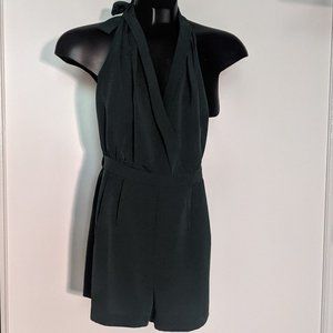 Sparkle & Fade Silky Halter Romper